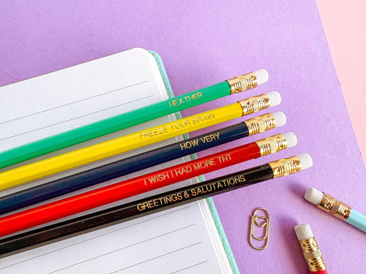 Heathers musical pencils set