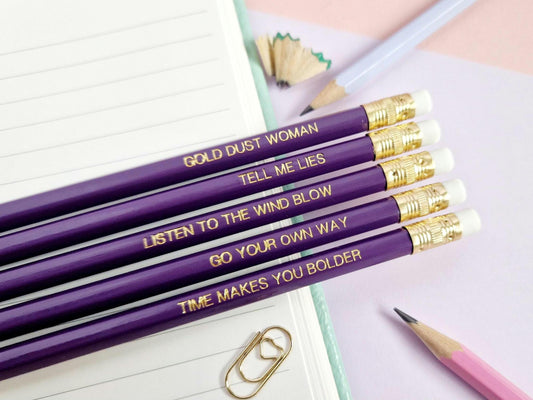 Fleetwood Mac fan pencil set